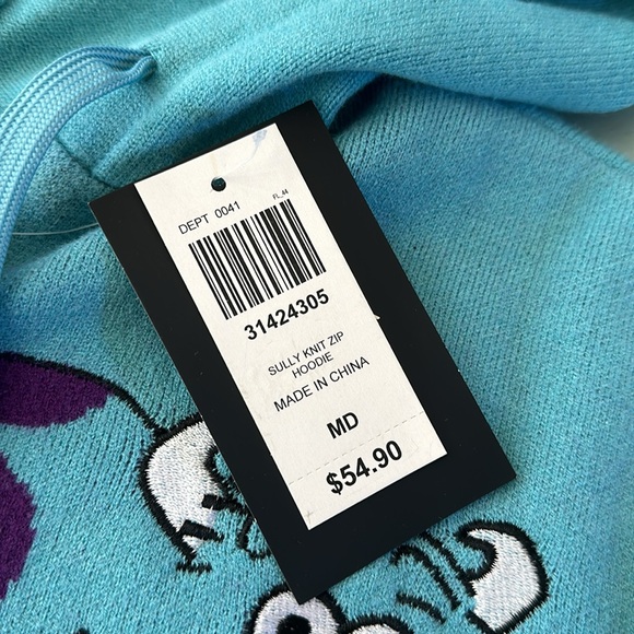 Woman’s medium Pixar Sully zip up sweater with hood - Picture 5 of 8